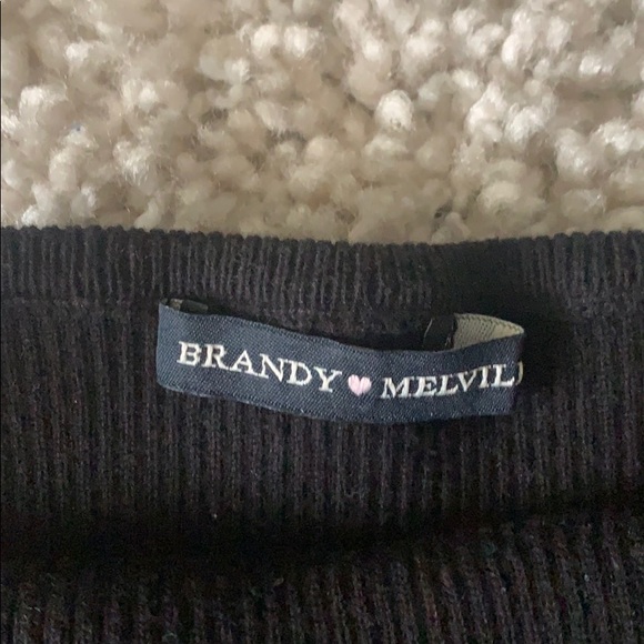 Brandy Melville black spaghetti strap tank - Picture 2 of 3